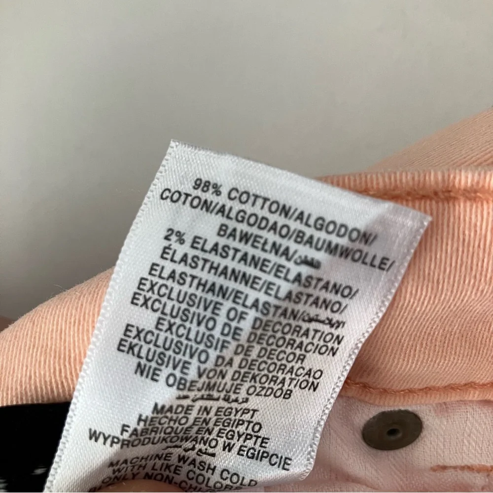 Jones New York Lexington Cuffed Capri Peach/Orange Size 14 - Picture 6 of 9